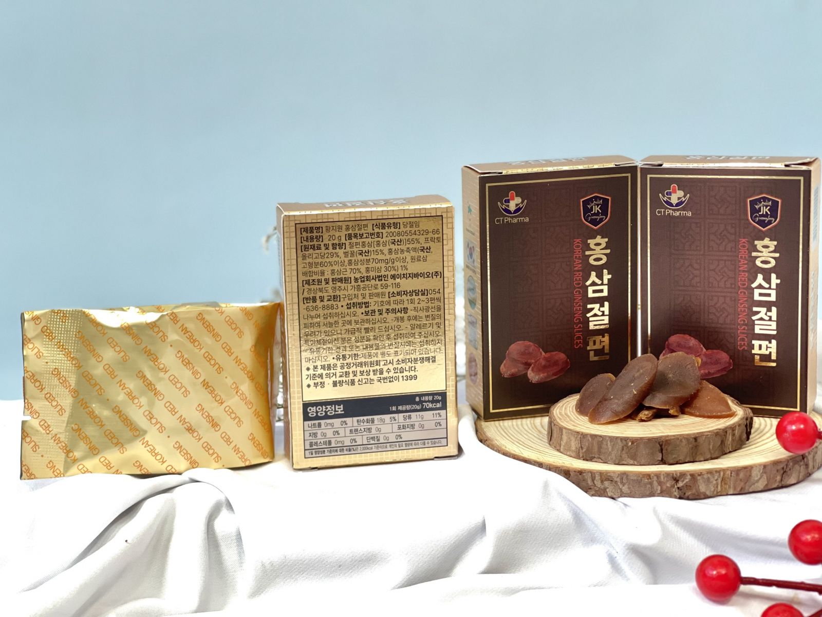 sâm lát tẩm mật ong hộp 20g